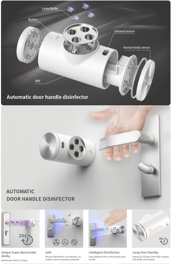 X2 Door handle sanitizer 5